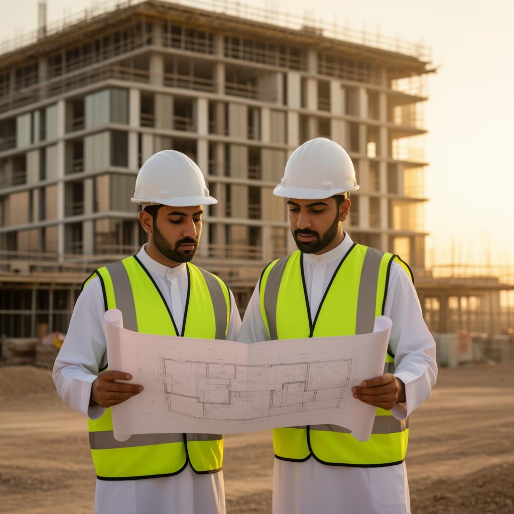 مهندسو MEP يعملون على المخططات